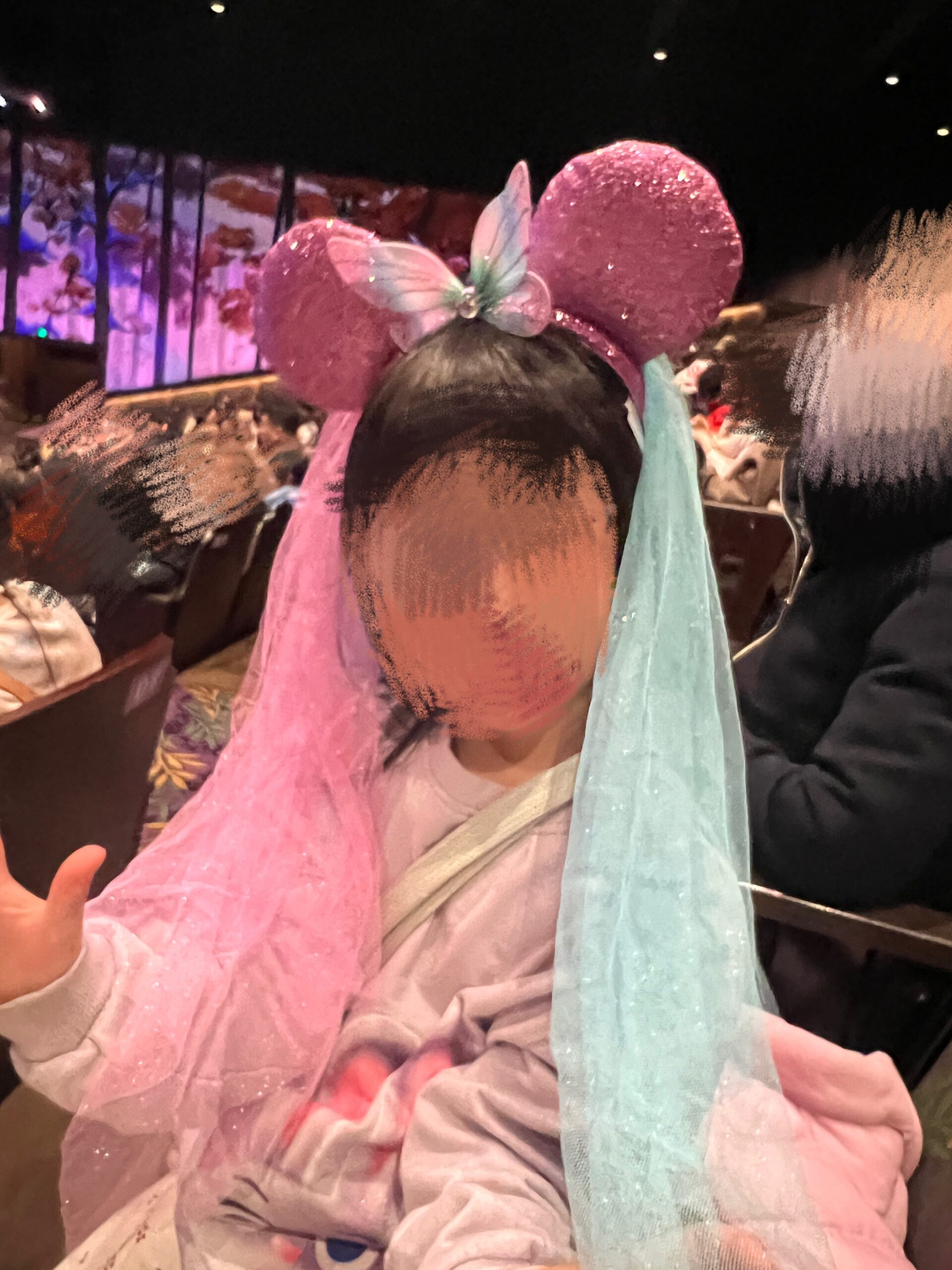 上海ディズニー ベール付きカチューシャ パーク内限定