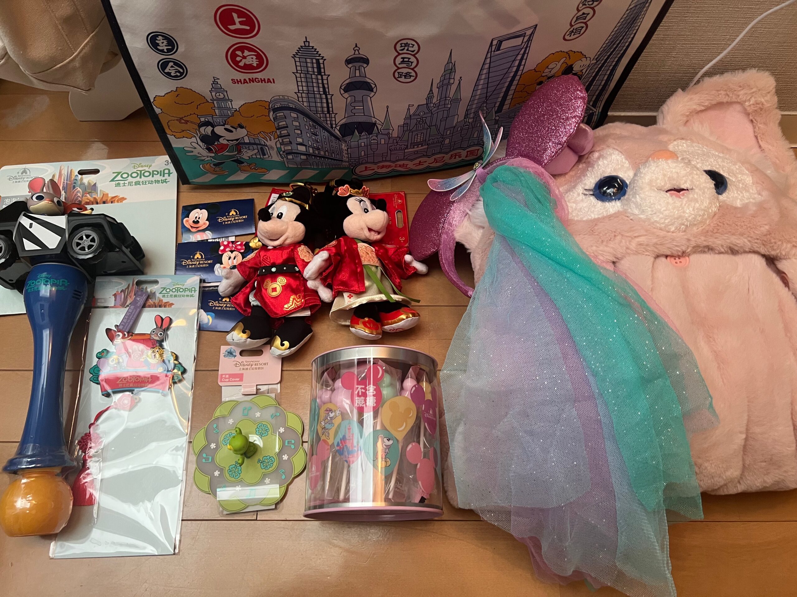 上海ディズニー お土産 リーナベル毛布 中華ミッキー