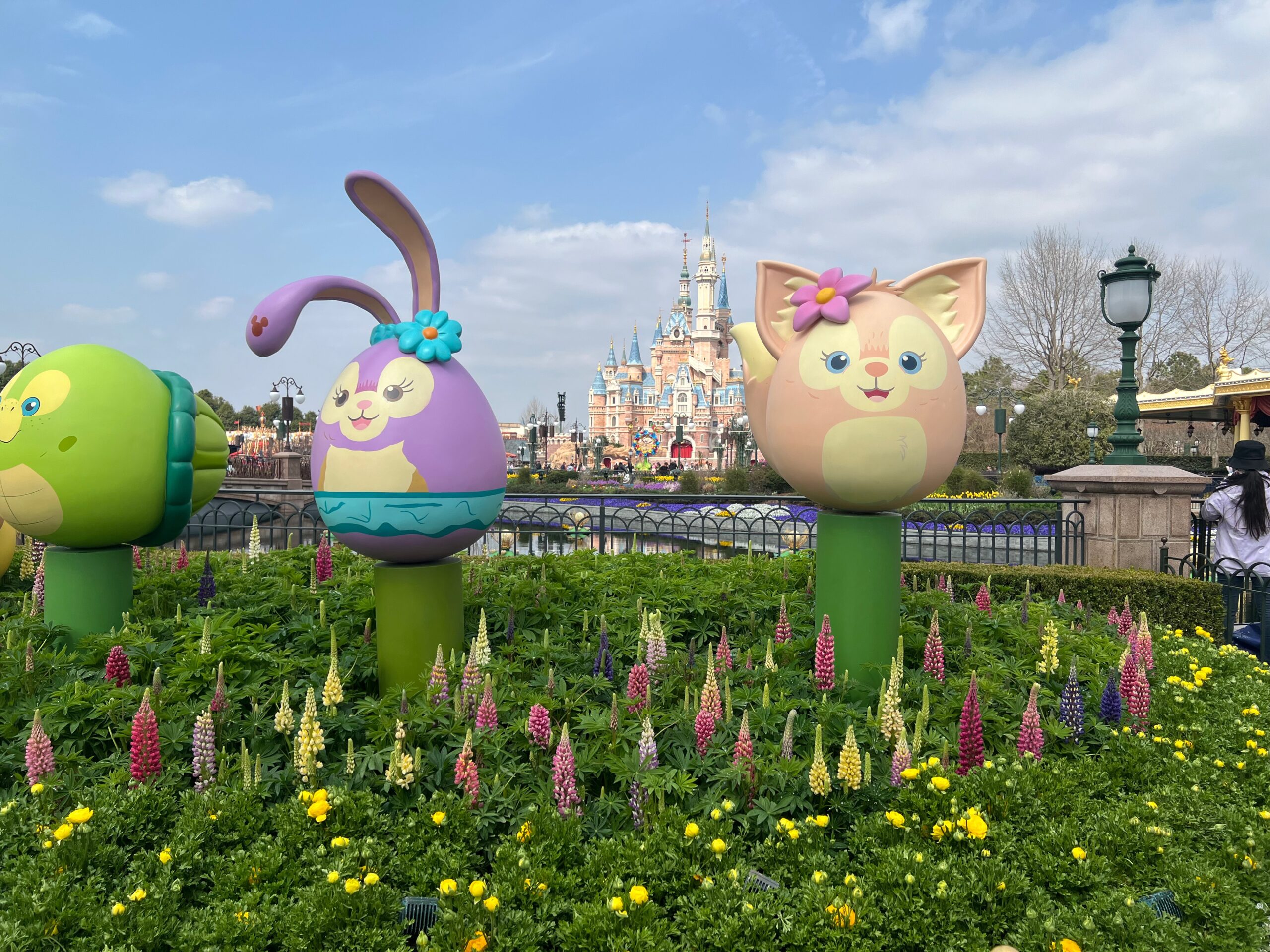 上海ディズニー 3月のパーク 景色