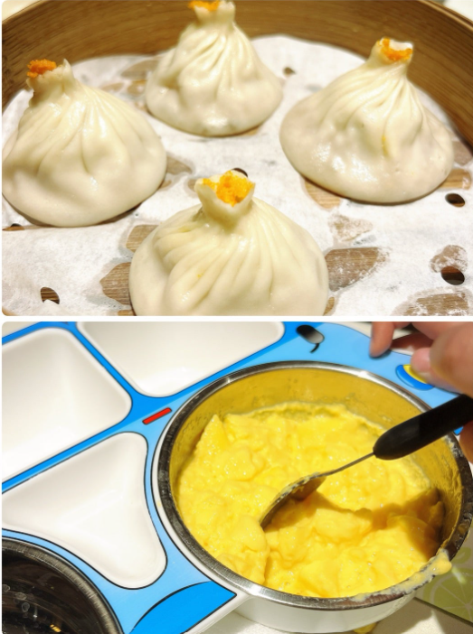 成隆行蟹王府 蟹味噌小籠包 子ども用の卵豆腐