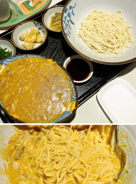 成隆行蟹王府 蟹の混ぜ麺