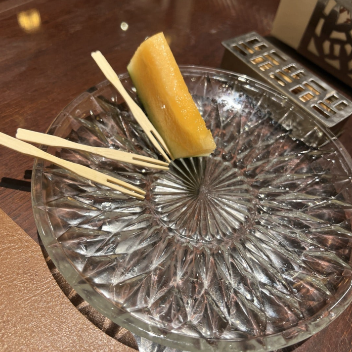 成隆行蟹王府 最初に出てくるメロン