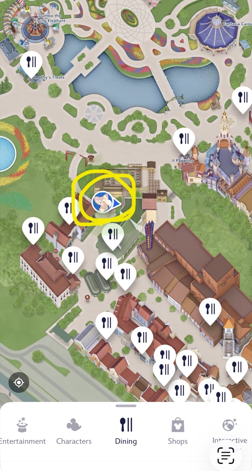 上海ディズニー 再入場口 場所 ディズニータウン 地図